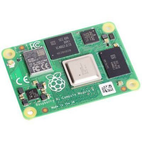 Raspberry Pi® Compute Module 4 CM4104016 (4 GB RAM / 16 GB eMMC / ) 4 x ...