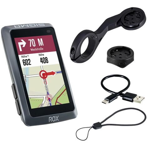 Sigma ROX 12.1 EVO Basic Set - Night Grey GPS de vélo vélo Europe Bluetooth®, GPS, GLONASS R750472 (1/5)