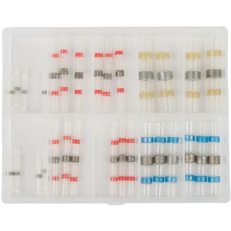 KS TOOLS Jeu de manchons de soudage, isolés, 1,8x25 mm - 6,2x40 mm, 30 pcs ( 970.0720 ) (1/5)