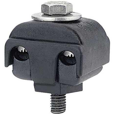 Borne de dérivation flexible 43501558 – 1 pc noir – Section câble rigide 1.5-16 mm² – Couple de serrage 71 kgf-cm – Hellermanntyton - R941652