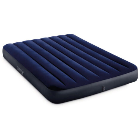 Intex – Matelas gonflable DuraBeam Classic 64758 – Dimensions 191 x 137 x 25 cm – Technologie Fiber-Tech pour confort optimal – Vanne 2 en 1