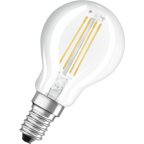 OSRAM HOMELIGHTING 4058075437029 LED CEE F (A - G) E14 forme de poire 4.8 W = 40 W blanc chaud (Ø x L) 45 mm x 78 mm 1 pc(s) A675782 (1/5)