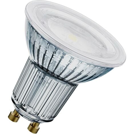 OSRAM HOMELIGHTING 4058075431775 LED CEE F (A - G) GU10 réflecteur 6.9 W = 49 W blanc froid (Ø x L) 51 mm x 52 mm 1 pc(s) A679922