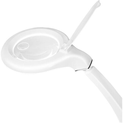 LogiLink WZ0059 Lampe loupe pour bureau, 3 & 12 dioptries Grossissement=4 x 100 mm Classe d'efficacité énergétique 2021 F (A - G) S223242