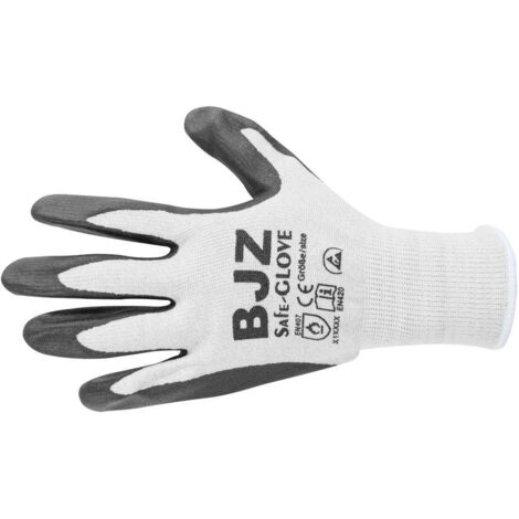 Gant antistatique (ESD) BJZ A-64483 résiste à la chaleur Taille du vêtement: M Polyamide, Fibres carbonisées R052652