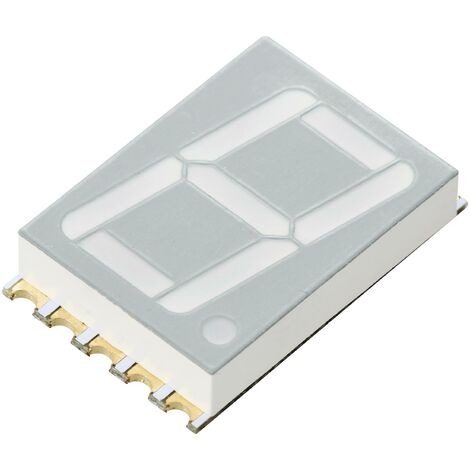 TRU COMPONENTS LED CMS jaune-vert 13 mcd Affichage à chiffres uniques R729302 (1/4)