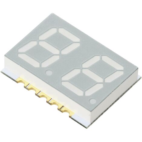 TRU COMPONENTS LED CMS jaune 10 mcd Affichage à deux chiffres R729332 (1/4)