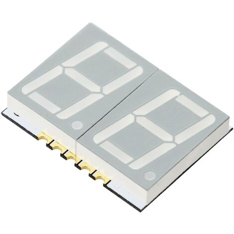 TRU COMPONENTS LED CMS rouge 13 mcd Affichage à deux chiffres R729872 (1/4)