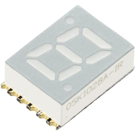 TRU COMPONENTS LED CMS jaune 6 mcd Affichage à chiffres uniques R729142 (1/4)