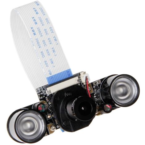 Joy-it RB-camera-IRPRO Module de caméra couleur CMOS Convient pour (kits de développement): Raspberry Pi Eclairage IR supplémentaire R675932 (1/2)