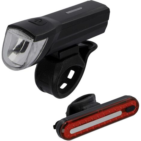 FISCHER FAHRRAD Kit d'éclairage de vélo STOP-30/15 LED noir R081062 (1/5)