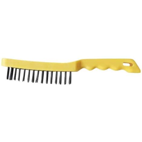 GYS – Brosse de soudage acier 4 rangs – Manche plastique – Pour soudures précises – 44241 (1/4)