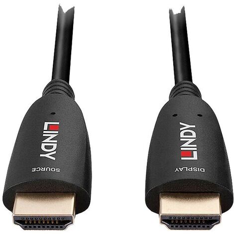 Câble HDMI LINDY 5 m Noir Gris