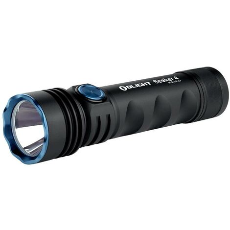 Lampe Torche Olight Seeker 2, Rechargeable USB, 3000 Lumens, Noire, étanche, Avec Batterie