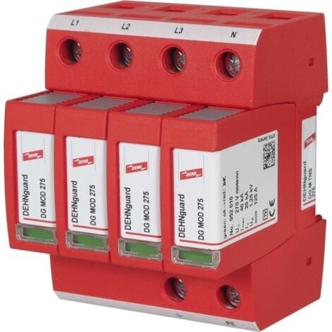 DEHN 952400 DG M TNS 275 Dispositif antisurtension Protection anti-surtension pour: armoire de distr (1/4)
