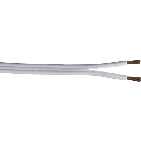 Manax Câble de haut-parleur 2 x 1,50 mm² CCA (câble d'enceinte/câble