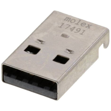 Bus série universel mâle Coudée 480372200 Molex Contenu: 1 pc(s) R797012 (1/3)