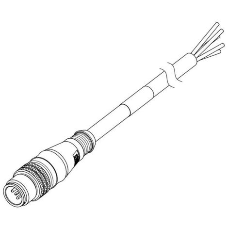 Molex 1200060240 Connecteur confectionné pour capteurs/actionneurs mâle 2.00 m Nombre de pôles: 4 1 pc(s) W180152 (1/3)