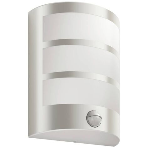 Philips LED Python 8720169263772 Applique LED extérieure avec détecteur de mouvement LED 3.8 W acier inoxydable V173603 (1/5)