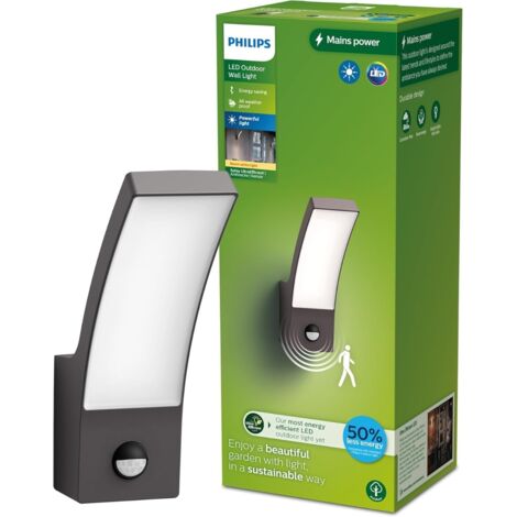 Philips LED Splay 8720169263819 Applique LED extérieure avec détecteur de mouvement LED 3.8 W anthracite V173053 (1/5)