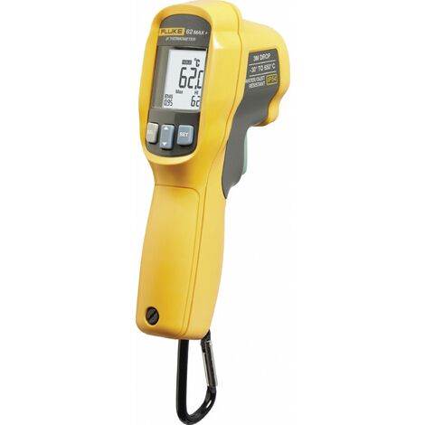 Fluke – Thermomètre infrarouge 12:1 – Plage de mesure -30 à +650 °C – Précision ±1 °C – Double laser pour visée précise – IP54 - Q75586