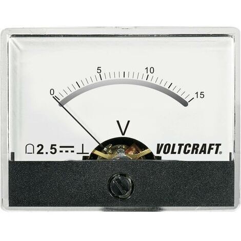 APPAREIL DE MESURE ANALOGIQUE À ENCASTRER VOLTCRAFTAM-60X46 AM-60X46/15V/DC (1/2)