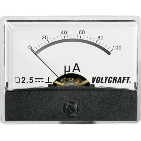 VOLTCRAFT AM-60X46/100µA/DC AM-60X46/100µA/DC Appareil de mesure à encastrer AM-60X46/100µA/DC 100 µ (1/2)