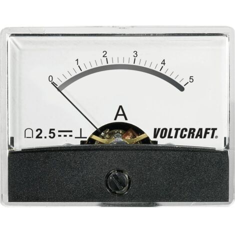 APPAREIL DE MESURE ENCASTRABLE ANALOGIQUE VOLTCRAFT AM-60X46/5A/DC (1/2)