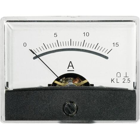 APPAREIL DE MESURE ENCASTRABLE ANALOGIQUE VOLTCRAFT AM-60X46/15A/DC (1/2)