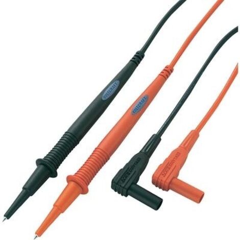 Voltcraft – Set de cordons de mesure de sécurité MS1A – Banane mâle 4 mm – Pointe de test – Longueur 1.00 m – CAT III 1000 V, CAT IV 600 V