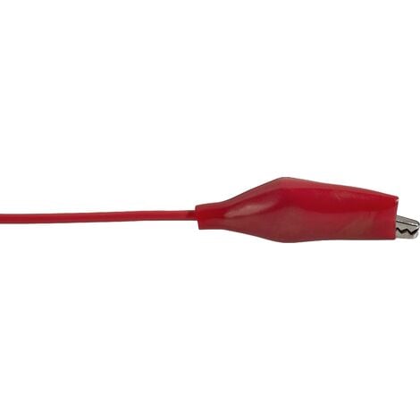 SET DE CORDONS DE MESURE VOLTCRAFT KS-280/0.1 [ PINCES CROCODILE - PINCES CROCODILE] 0.28 M NOIR, ROUGE, JAUNE, VERT, B