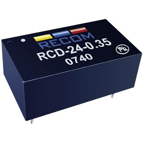 Driver LED Recom Lighting RCD-24-0.35/Vref 36 V/DC 350 mA 1 pc(s) Q34402