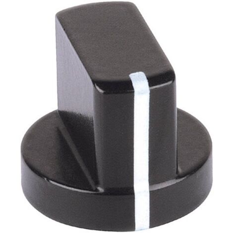 Tête de bouton olive Mentor 5583.6631 noir (Ø x H) 24 mm x 19 mm 1 pc(s) Q62670 (1/2)