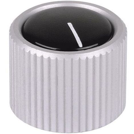 Tête de bouton rotatif Mentor 533.6 aluminium (anodisé) (Ø x H) 28 mm x 17 mm 1 pc(s) Q62040 (1/2)
