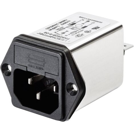 Filtre d'alimentation Schaffner FN 9260-1-06 avec connecteur femelle pour appareil 250 V/AC 1 A 5.3 (1/3)