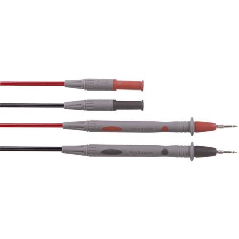 Testo 0590 0012 Set De Cordons De Mesure De Sécurité Mâle 4 Mm Pointe De Test Banane Male 4 Mm 1 25 M Noir Rouge 1 94810996