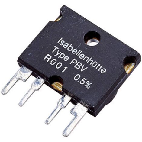 Résistance de mesure Isabellenhütte PBV 0.05 0.05 Ω 10 W (L x l x H) 22 x 4 x 17 mm 1 pc(s) W14265 (1/3)