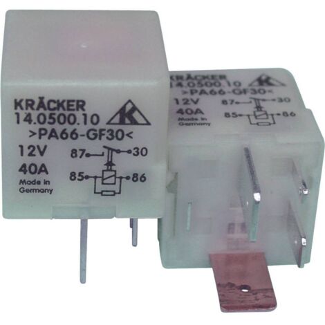 Kräcker 14.0500.10 Relais automobile 12 V/DC 15 A 1 NO (T) S72061 (1/2)