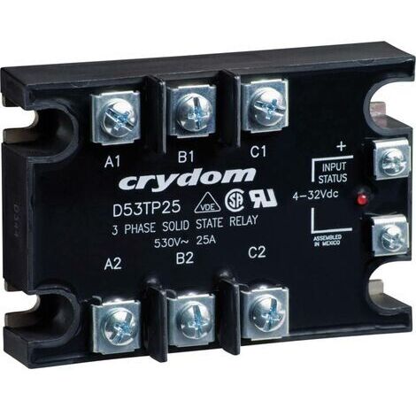 Crydom Relais à semi-conducteurs D53TP50D-10 50 A Tension de contact (max.): 530 V/AC à commutation instantanée 1 pc(s) S73553 (1/3)