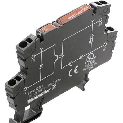 Weidmüller Relais à semi-conducteurs 8950780000-1 0.1 A Tension de contact (max.): 48 V/DC 1 pc(s) S73134 (1/2)