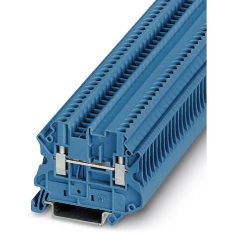Bloc de jonction de sectionnement pour essais Contenu: 50 pc(s) Phoenix Contact UT 2,5-MTD BU 306410 (1/2)