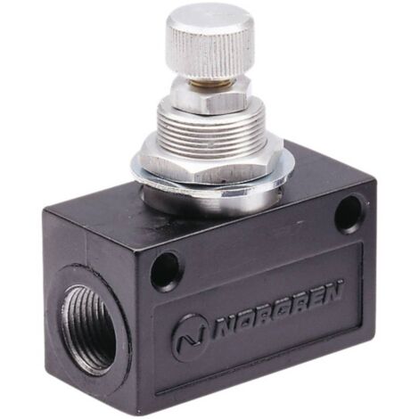 IMI NORGREN Régulateur de débit unidirectionnel T1000C1800 Filetage intérieur: 1/8" 1 pc(s) (1/3)