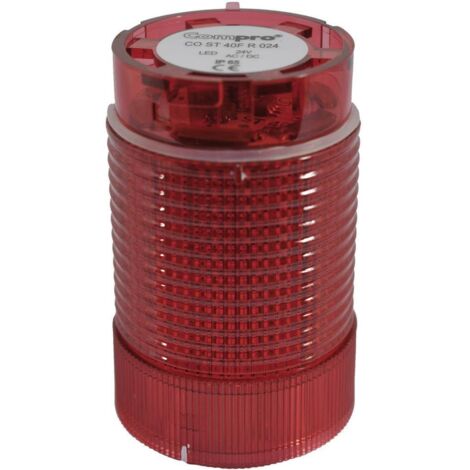 Elément de colonne de signalisation ComPro CO ST 40 RL 024 24 V AC/DC lumière permanente, feu clignotant N/A IP65 1 pc(s) S63823 (1/3)