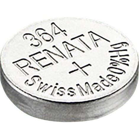 Pile bouton 364 oxyde d'argent Renata 19 mAh 1.55 V 1 pc(s) X92915