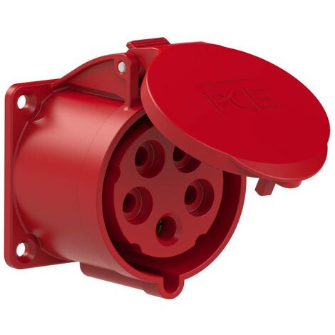 Prise femelle CEE 32 A 5 pôles PCE 325-6 400 V rouge 1 pc(s) X91720 (1/3)