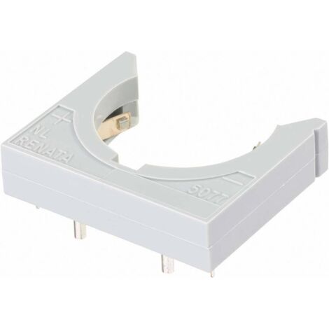 Support de pile bouton CR 2450N, CR 2477N Renata 701112 horizontal, montage THT X37830 (1/3)