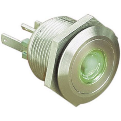 Bulgin MPI001/28/GN MPI001/28/GN Bouton-poussoir antivandalisme 24 V/DC 0.05 A 1 x Off/(On) à rappel (1/3)