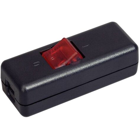 Interrupteur pour câble souple interBär 8010-104.01 noir, rouge 2 x Off/On 10 A 1 pc(s) D75448 (1/2)