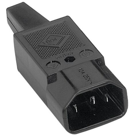 Connectique pour appareils réfrigérants série (connecteur réseau) 42R K & B 42R041311 mâle, droit Nombre total de pôles: 2 + PE 10 A noir 1 pc(s D28438 (1/2)