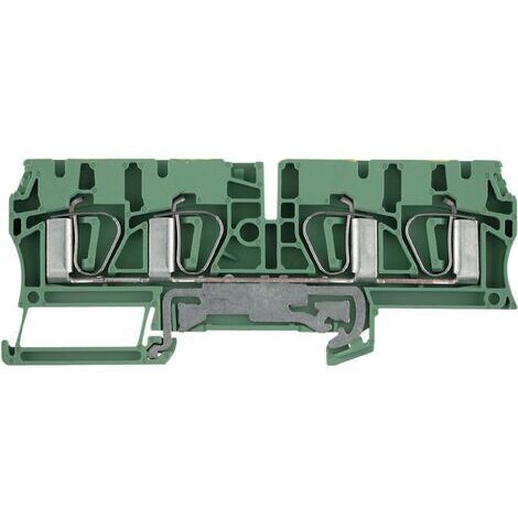 Bloc de jonction de protection Weidmüller ZPE 4/4AN 7904280000-1 vert-jaune 1 pc(s) D15426 (1/5)